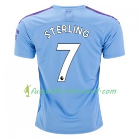 Fußballtrikots Manchester City Sterling 7 2019-2020 Kurzarm Heimtrikotsatz kaufen
